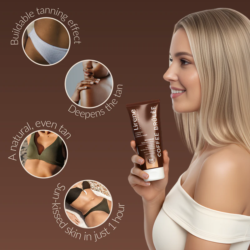 Bálsamo autobronzeador hidratante Lirene Perfect Tan