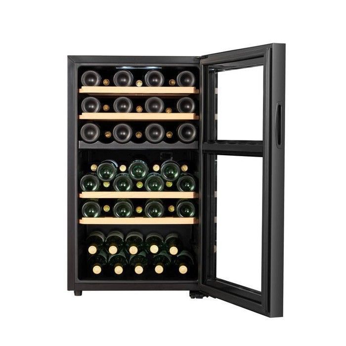 CEPAGE52DZF – Wine cellar – Climadiff – 52 bottles – 2 zones – 49.5 × 59.9 × 83.5 cm – Class F – 37 dB
