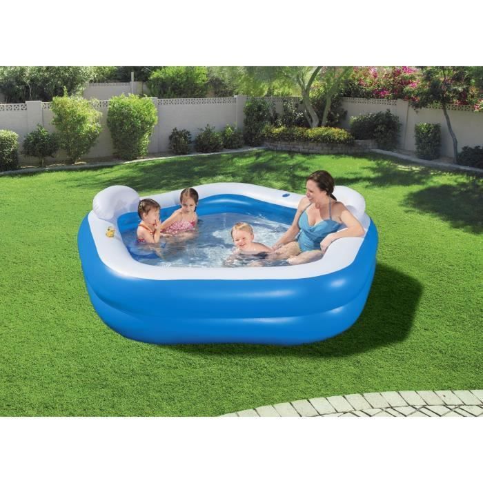 Piscina hinchable - Bestway - Diversión familiar - 2 anillos - 575 L