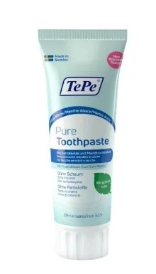 Οδοντόκρεμα TEPE Pure Peppermint 75 ml για ευαίσθητα ούλα και ξηροστομία
