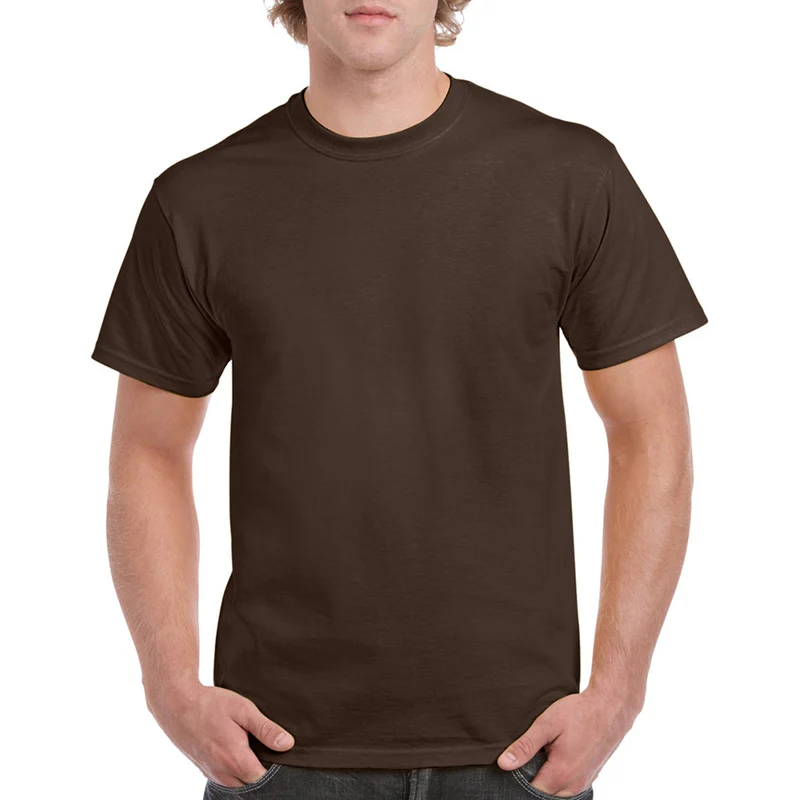  Camiseta Básica De Manga Corta Gildan Heavy Cotton 100% Algodón Gordo