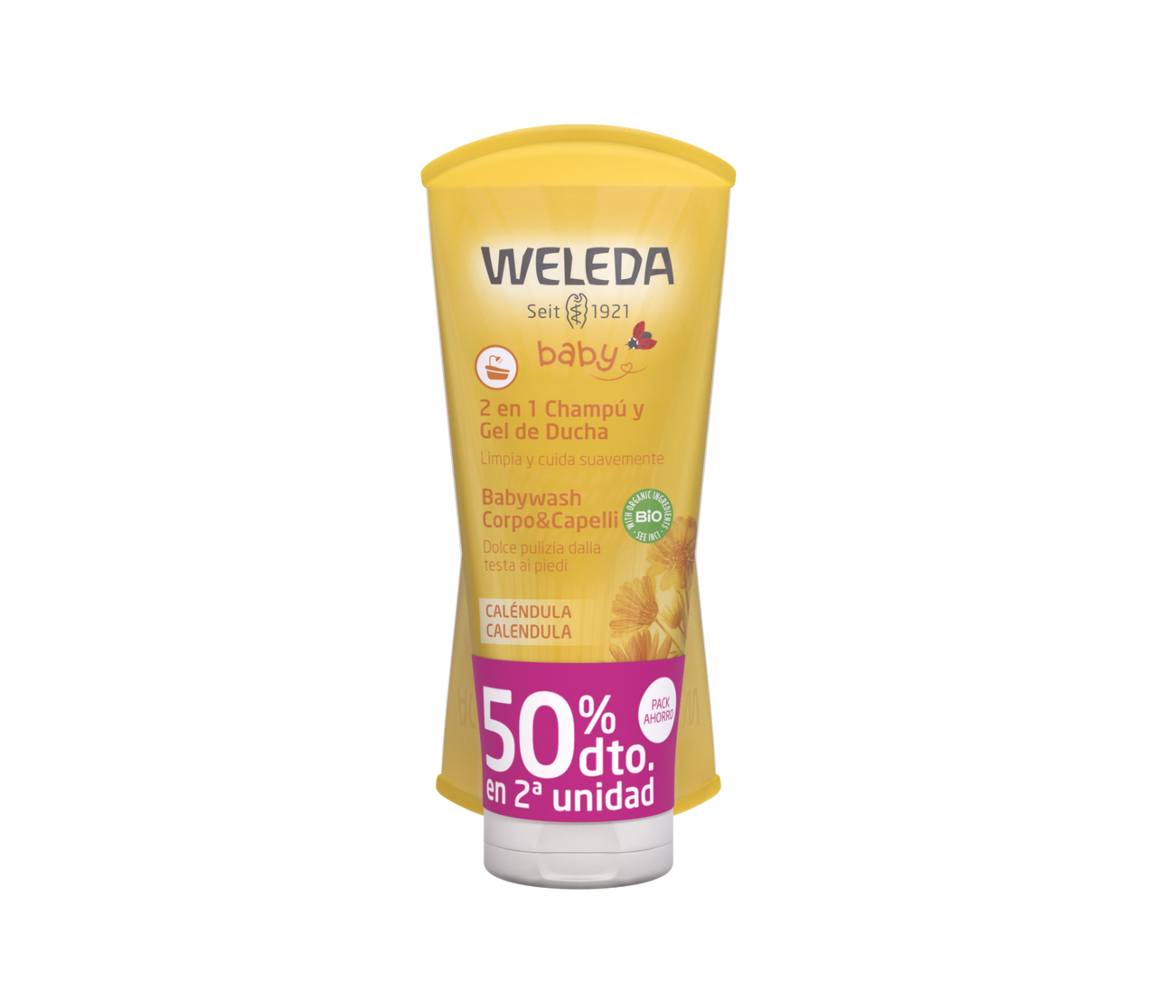 Detský šampón a sprchový gél Calendula Hygienické a čistiace prostriedky z lekárne