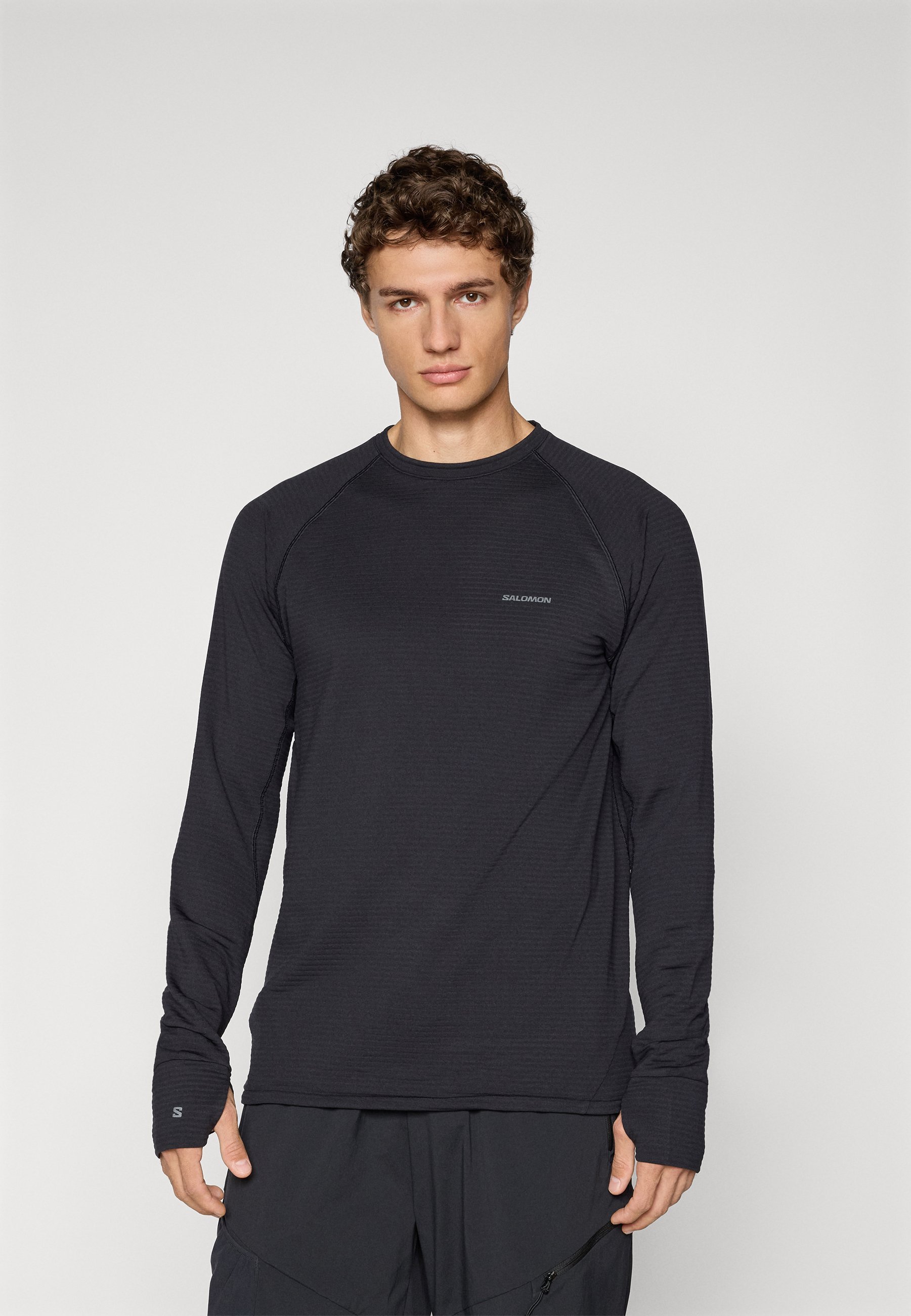 Salomon LIGHTWARM - Felpa - nero intenso