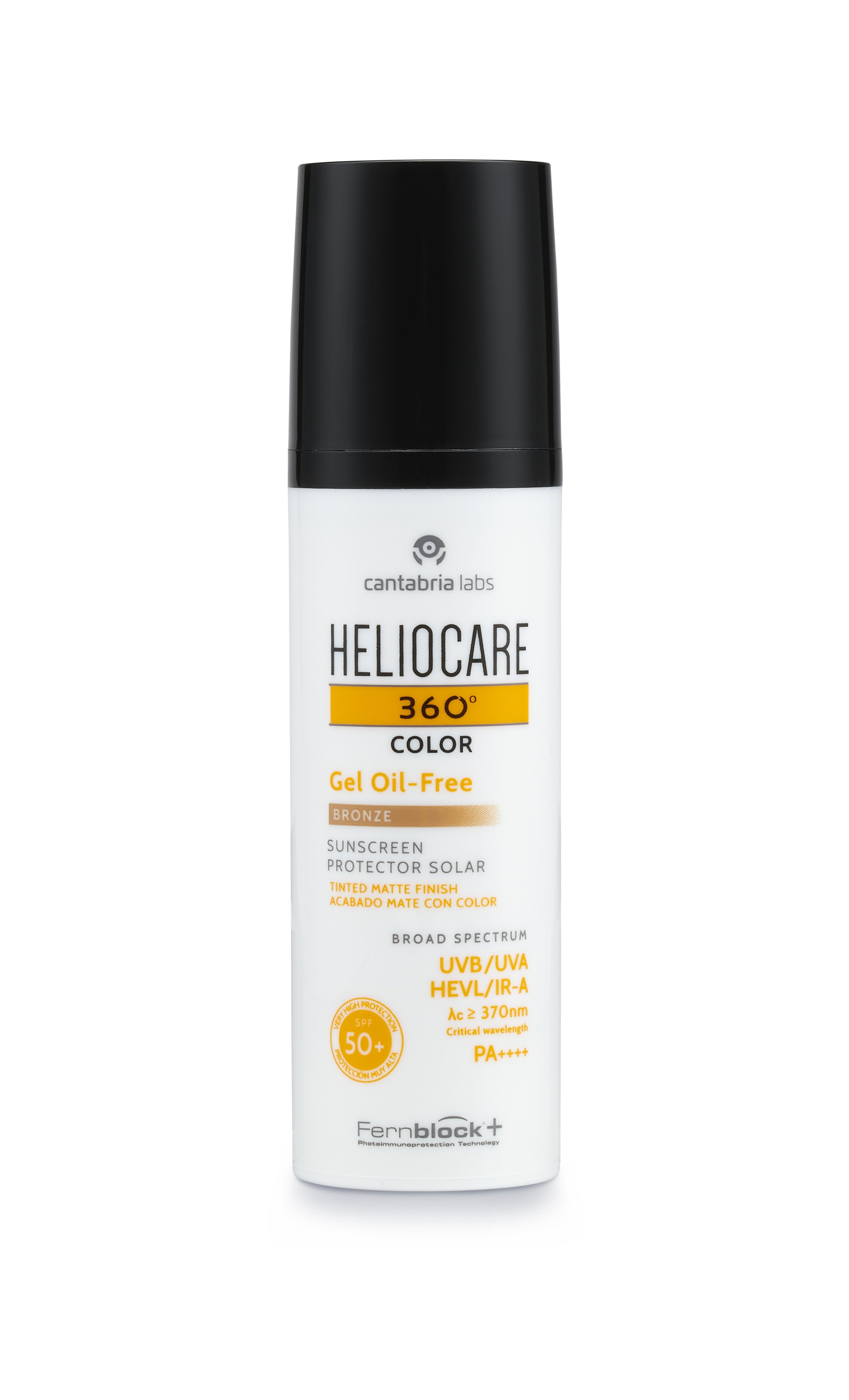 „Heliocare 360º“ spalvotas gelis be aliejaus SPF 50 Vaistinės makiažas
