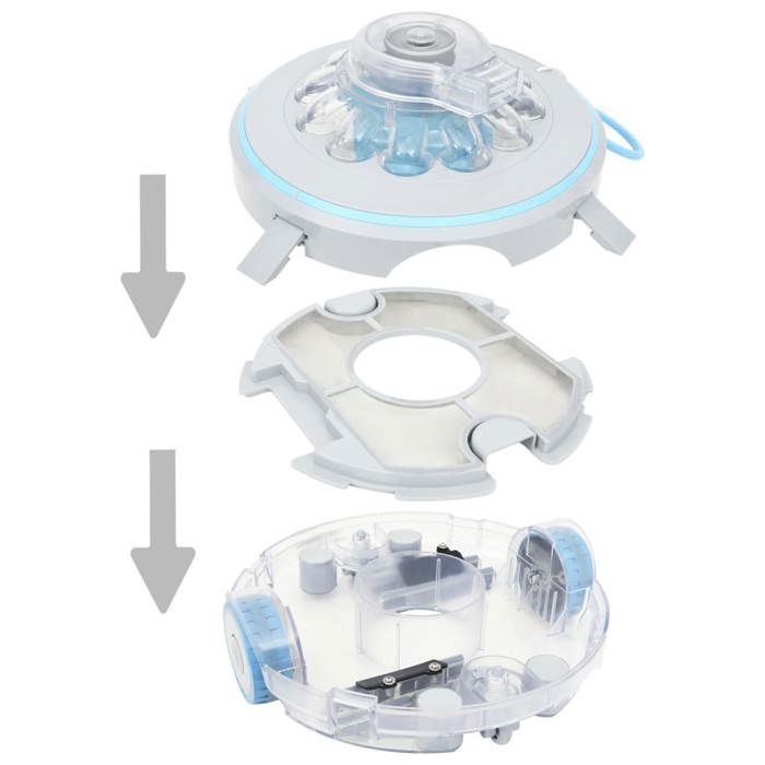 Limpiador robótico inalámbrico para piscinas vidaXL de 27 W