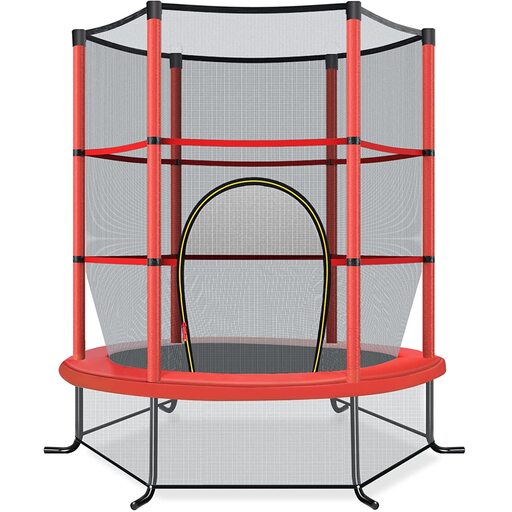 Trampoline Costway 165 cm avec filet de sécurité