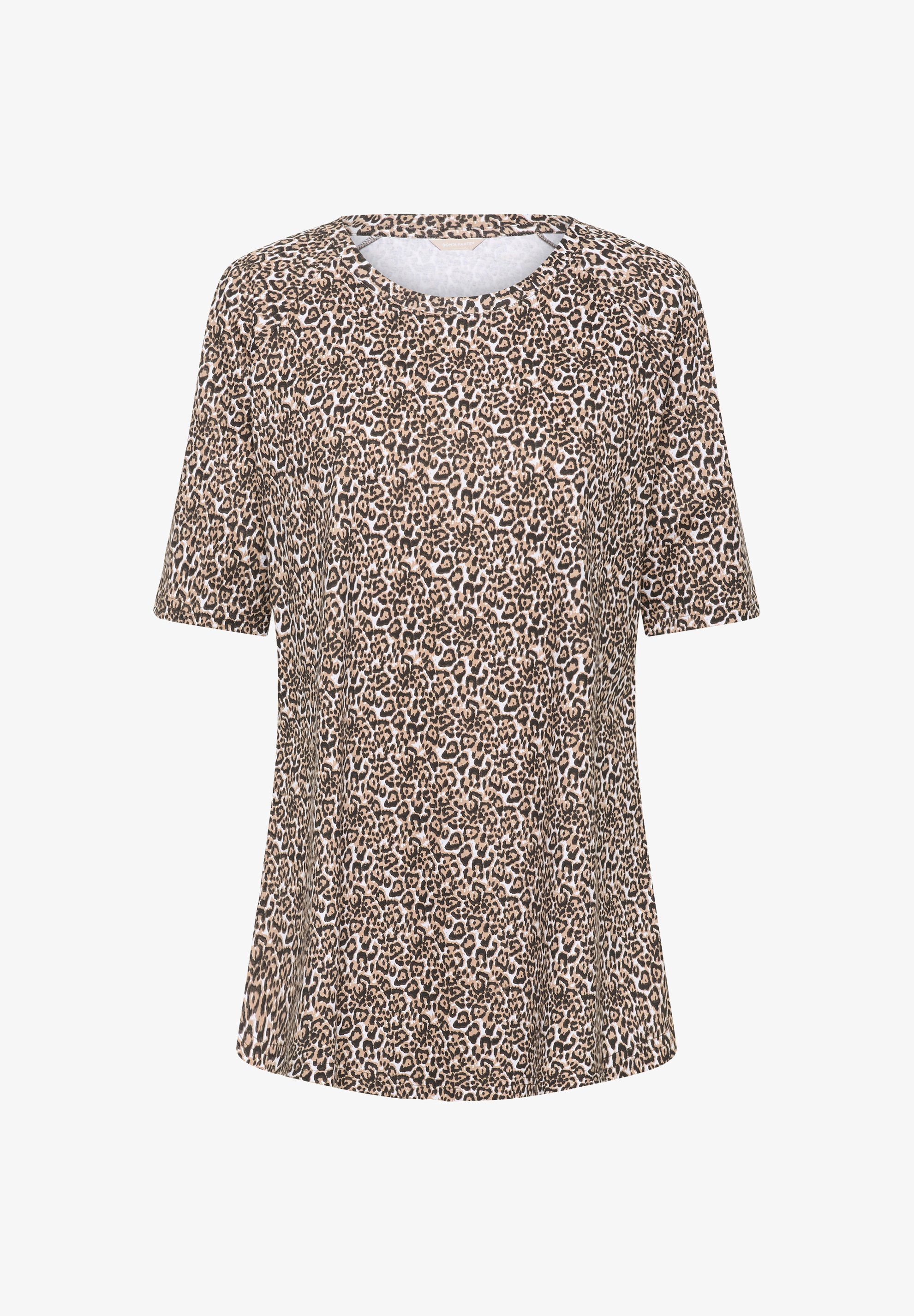 Bon'A Parte TAMIA - T-shirt met print - luipaardprint bruin