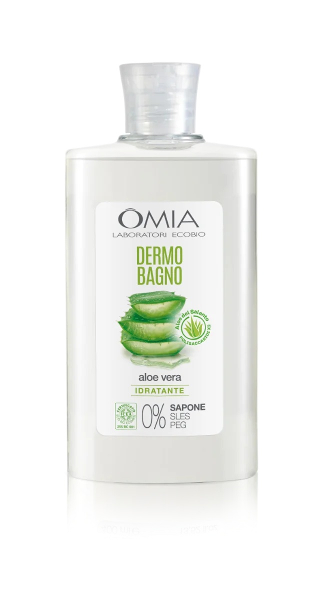 OMIA Omia Ecobio Dermobagno à l'aloe vera et à la vitamine E pour peaux sèches ou sensibles 400 ml