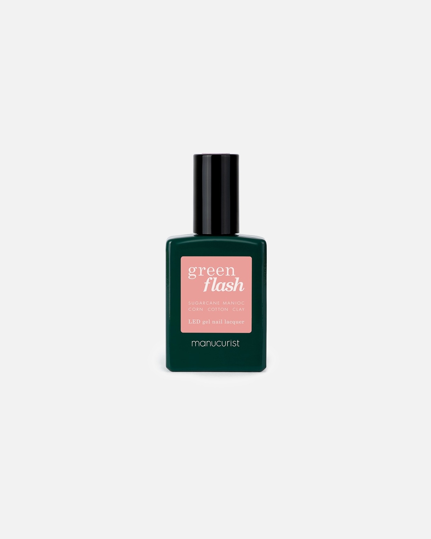 lak na nechty Manucurist zelený LED bleskový gél - 15 ml