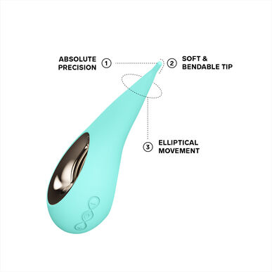 Lelo Klitorisvibraattori Dot Aqua 1 in 1