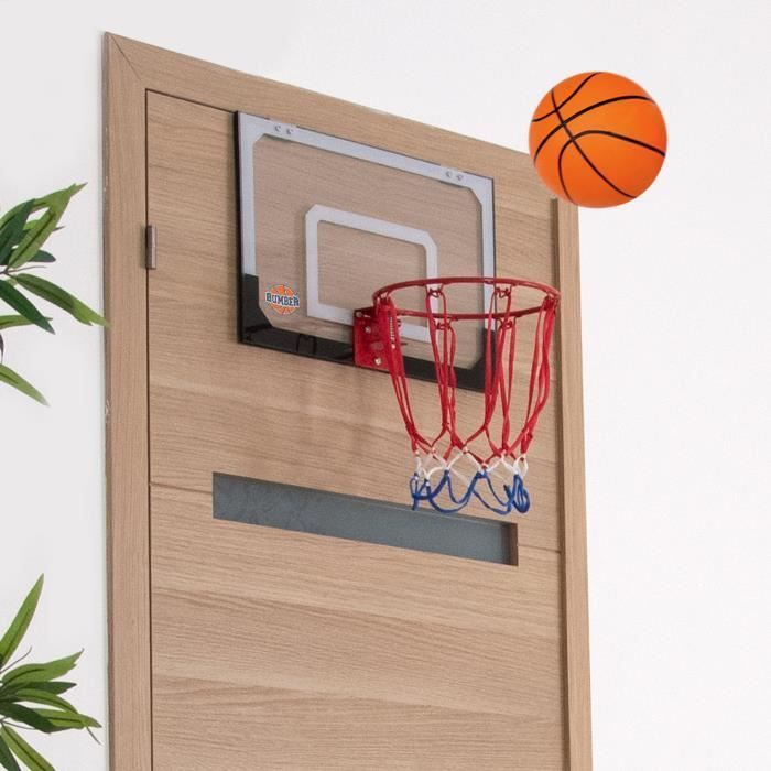 Door basketball hoop - BUMBER - Austin - Black - Steel/PVC/Nylon - 45 x 30 cm