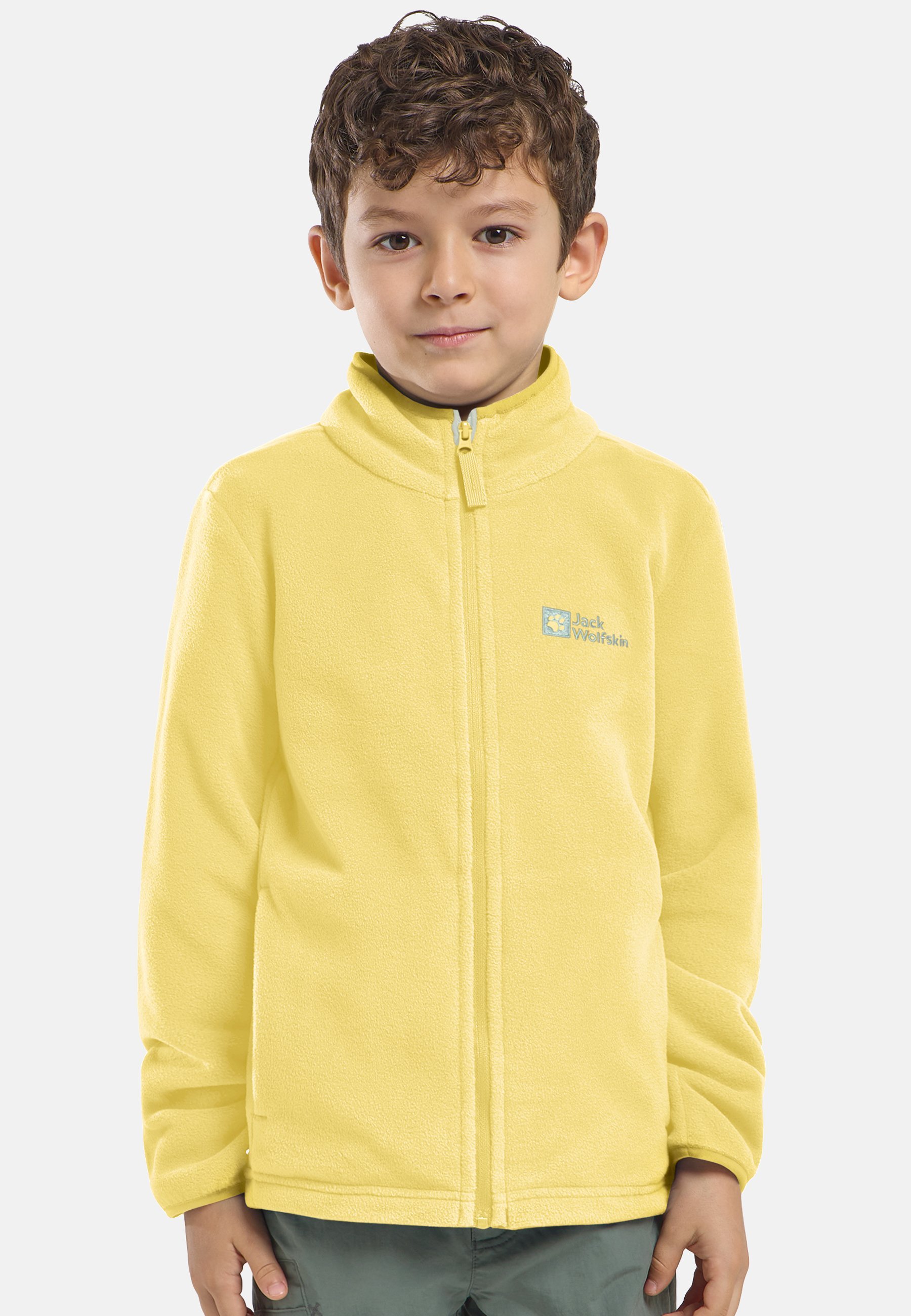 Giacca in pile Jack Wolfskin TAUNUS - Lemon Ice