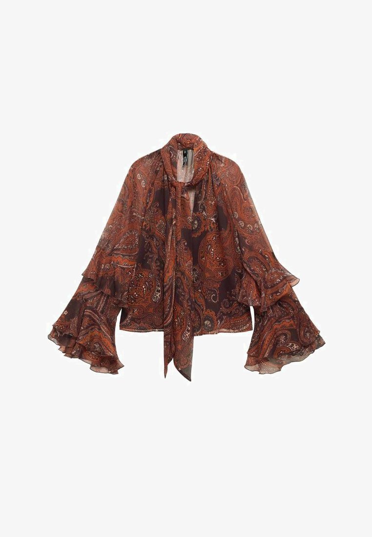 Mango blouse - bruin