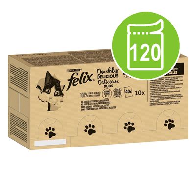 Felix Tak dobré, jak to vypadá - Dvojitě lahodné Mega balení 120 x 100 g