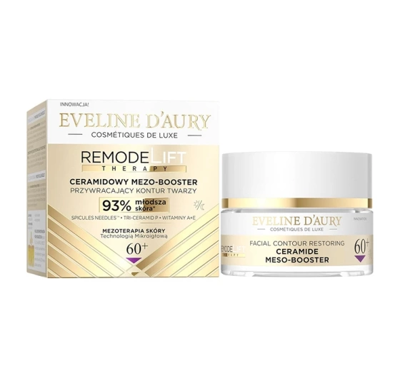 Eveline Cosmetics D’Aury RemodeLift Therapy ceramidowy mezo-booster przywracający kontur twarzy 60  50 ml