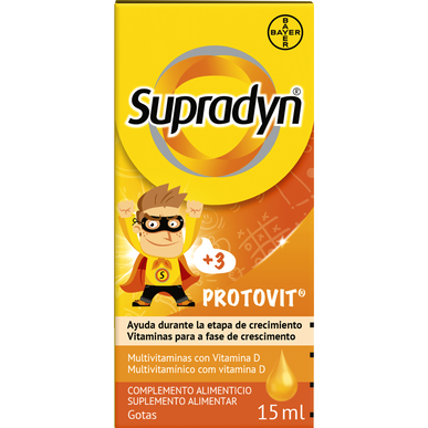 Supradyn Vitaminer for spedbarnsvekst Protovit 15 ml 15 ml