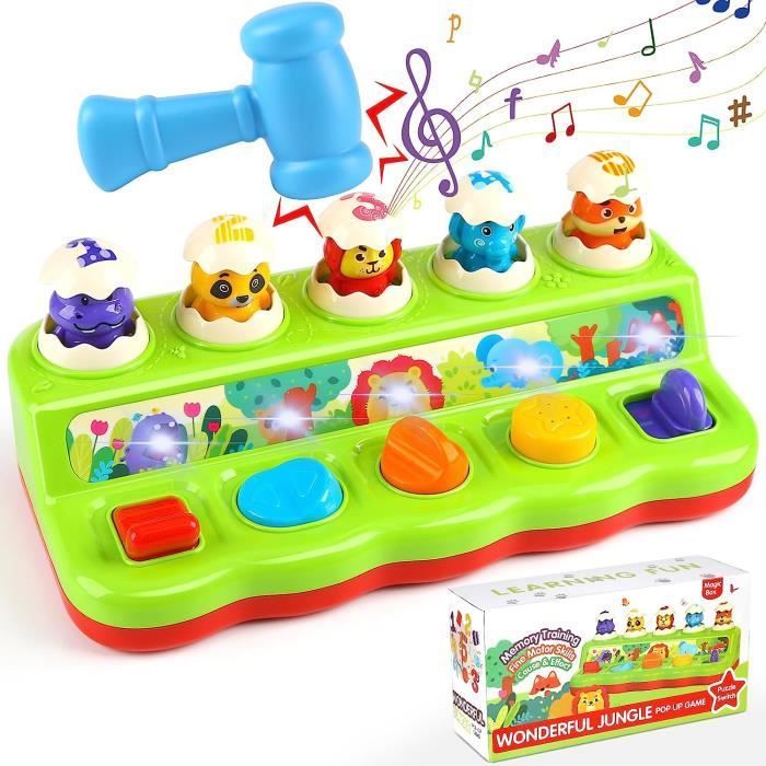 Jouet Bébé - Pop Up Montessori - Musique - Lumières - 1 an et plus