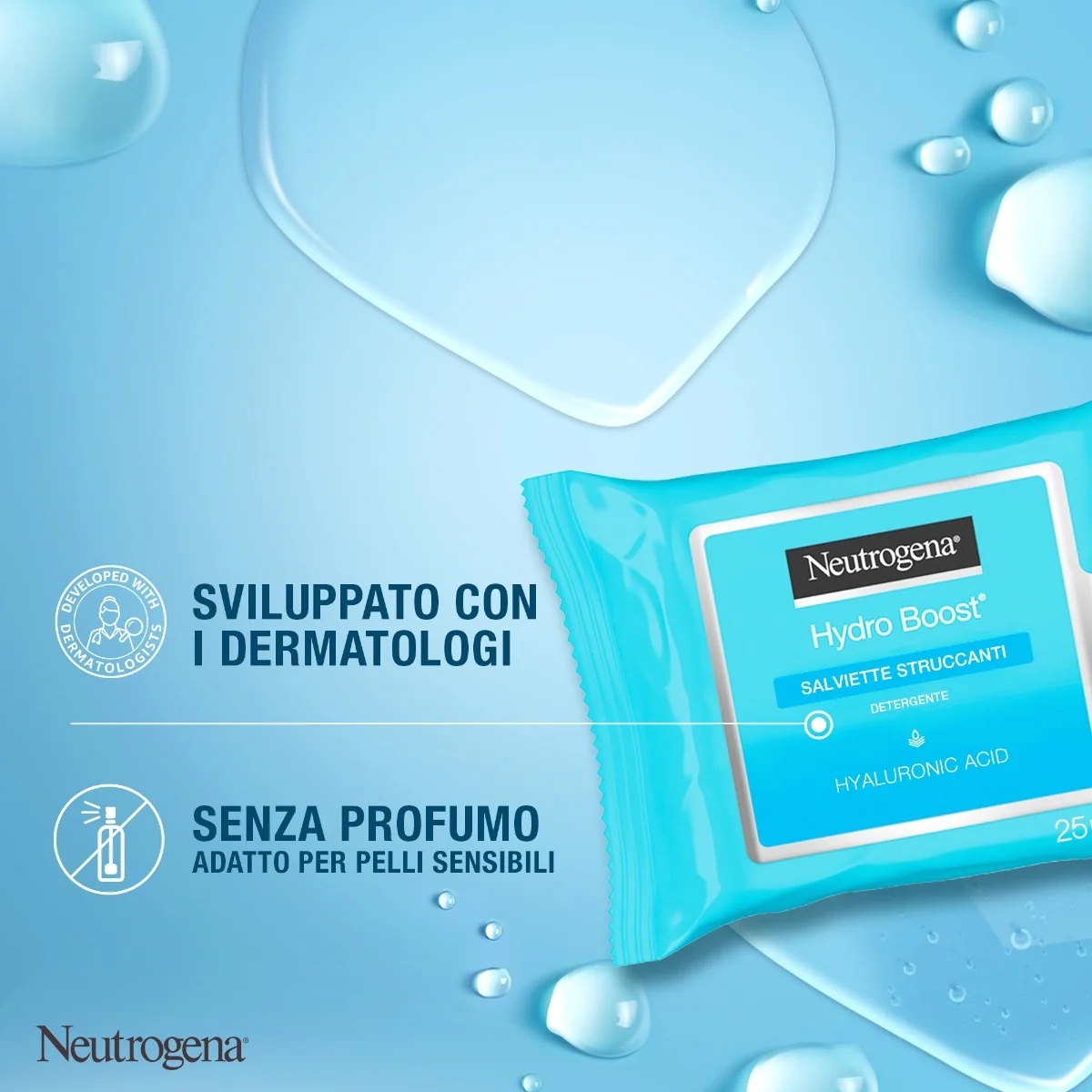 NEUTROGENA Neutrogena Make-up-Entfernungstücher 25 Stück Feuchtigkeitsspendend