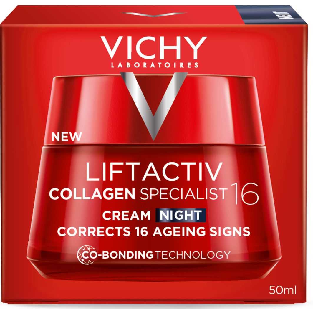 „Liftactiv Collagen Specialist“ 16 naktinių kremų nuo raukšlių ir senėjimo