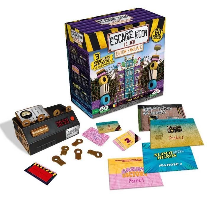 Jeu d'escape Game Riviera Games Escape Room Edition Familiale