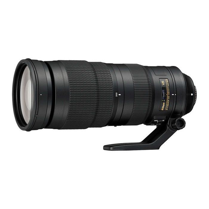 NIKON AF-S DX NIKKOR 200-500mm f/5.6E ED VR -objektiivi NIKON DX -järjestelmäkameroille - telezoom-objektiivi - musta