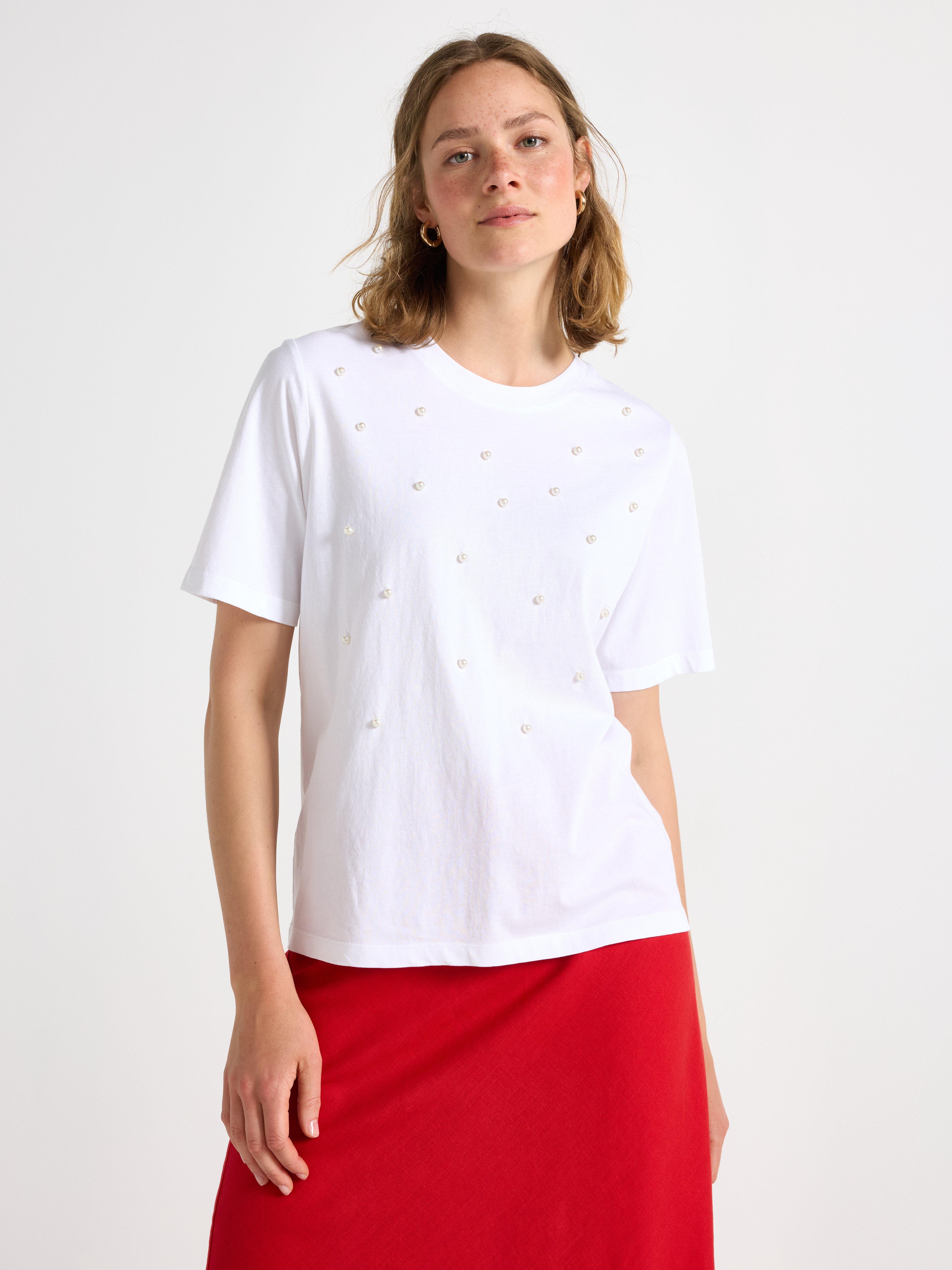 Camiseta con colores Blanco