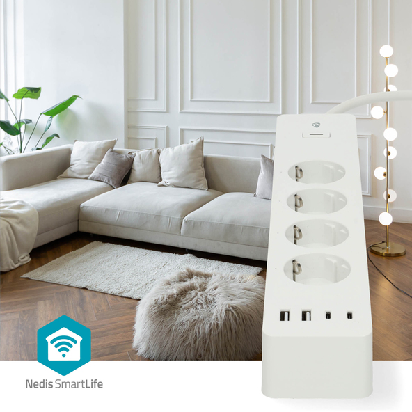 Prelungitor cu USB A/-C, WIFIP313FWT, SmartLife