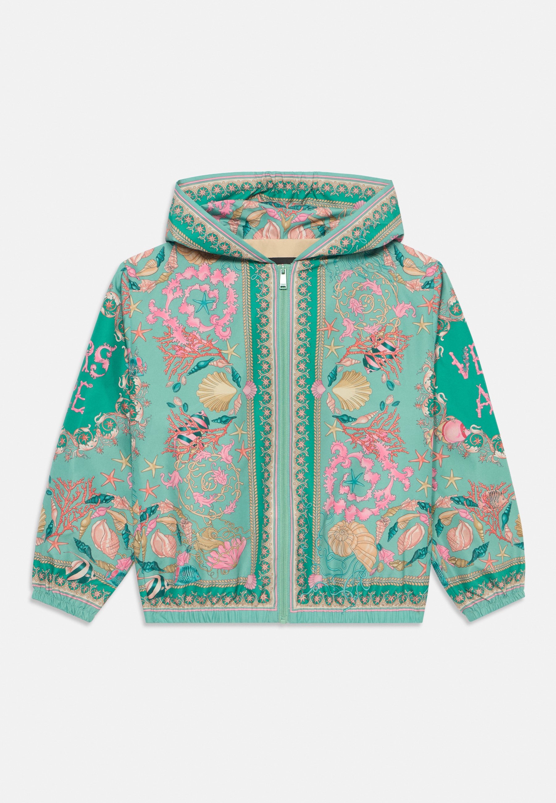 Versace BLOUSON UNDERWATER BAROCCO UNISEX - Lekka kurtka - morska zieleń/wielokolorowa