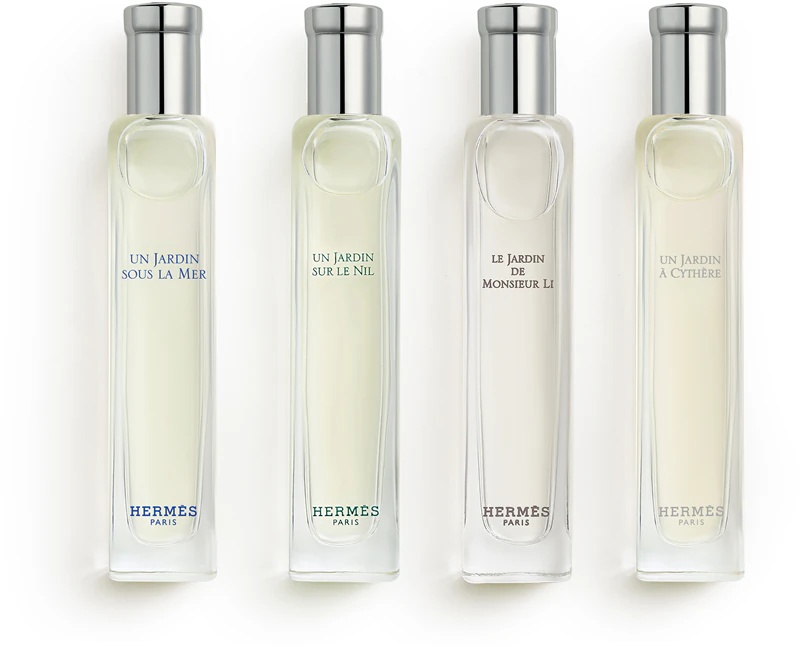 HERMÈS Parfums-Jardins Collection ceļojumu komplekts unisex ceļojumu komplekts