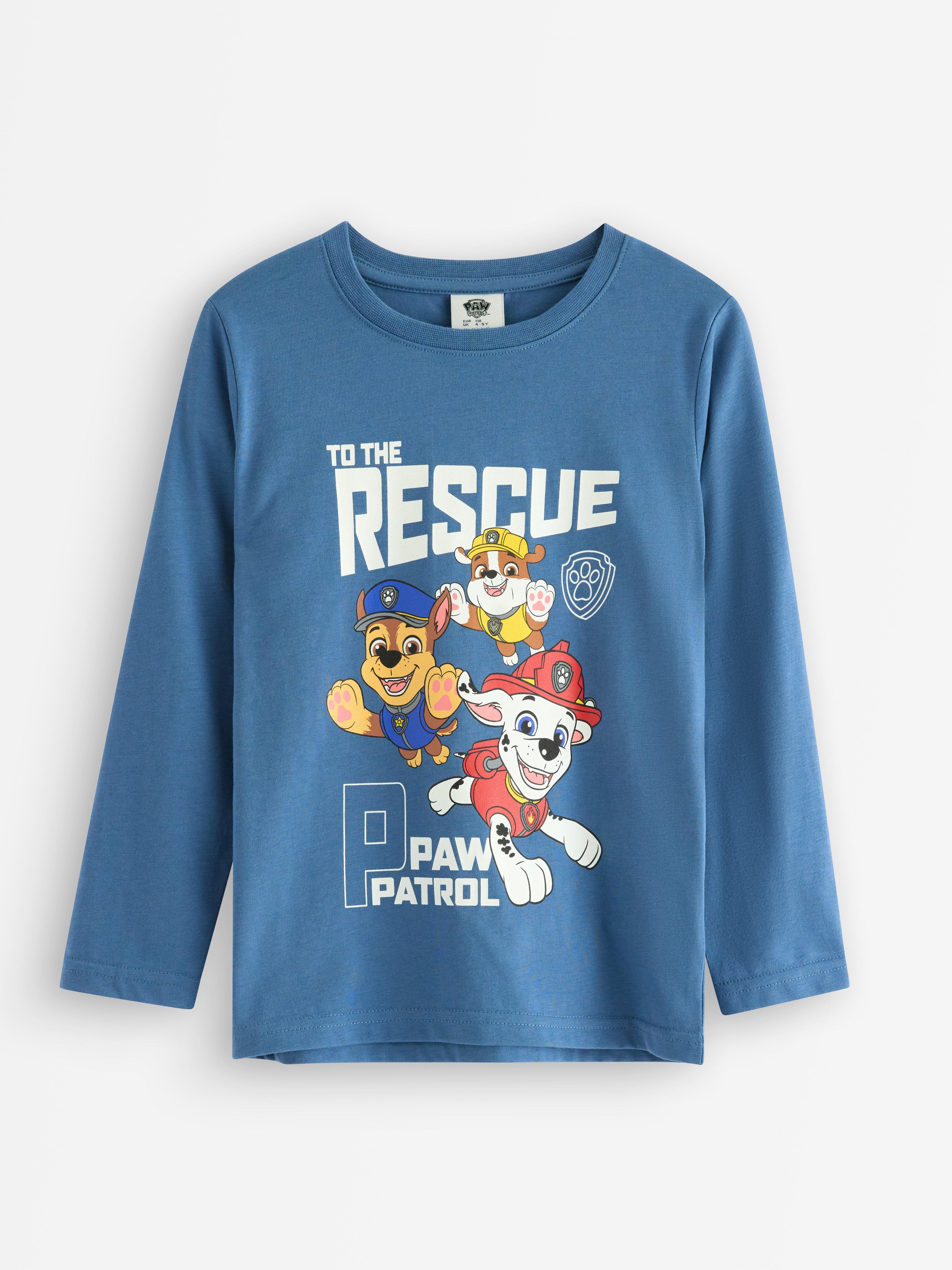 Camiseta de manga larga de Paw Patrol, color azul claro empolvado