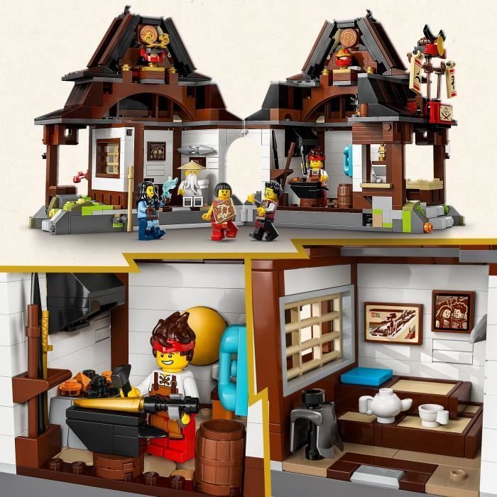 LEGO NINJAGO 71858 15e Anniversaire - La Forge des Quatre Armes - Jeu de Construction Ado