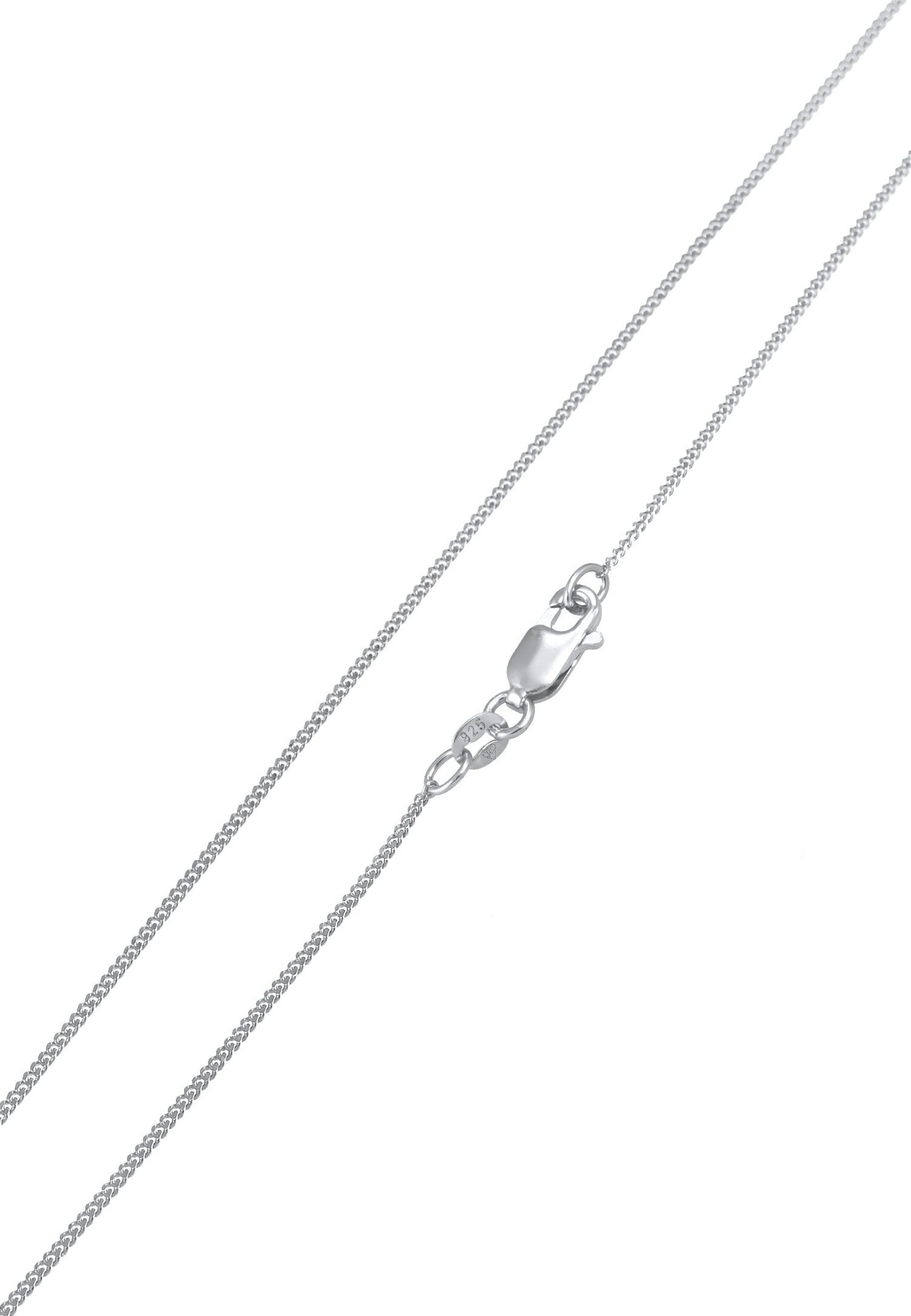 Elli DIAMONDS Pendentif Solitaire Femme Poivre Sel avec Diamant (0.11 ct.) en Argent Sterling 925