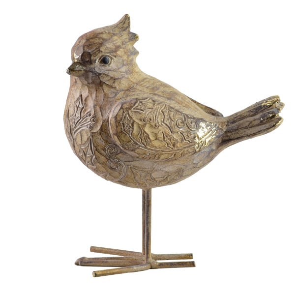 LILA Figura ptak 14x8x16,5cm