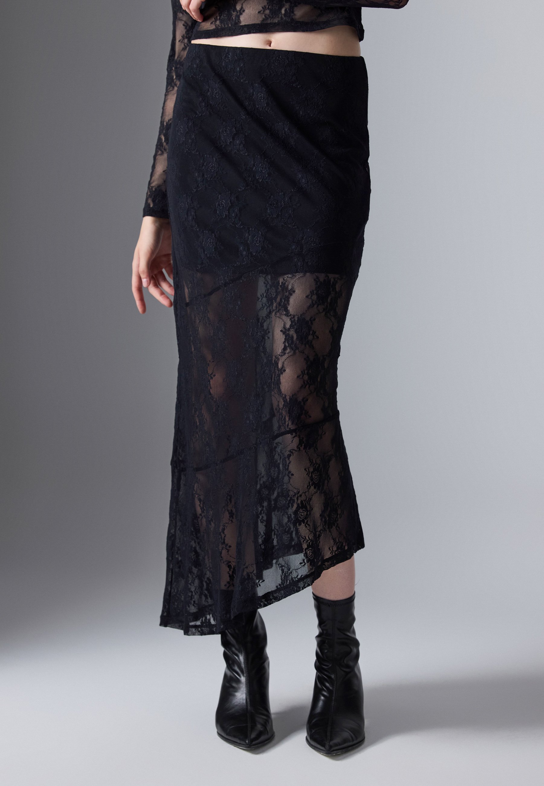 „Even&Odd“ A formos sijonas – juodas
