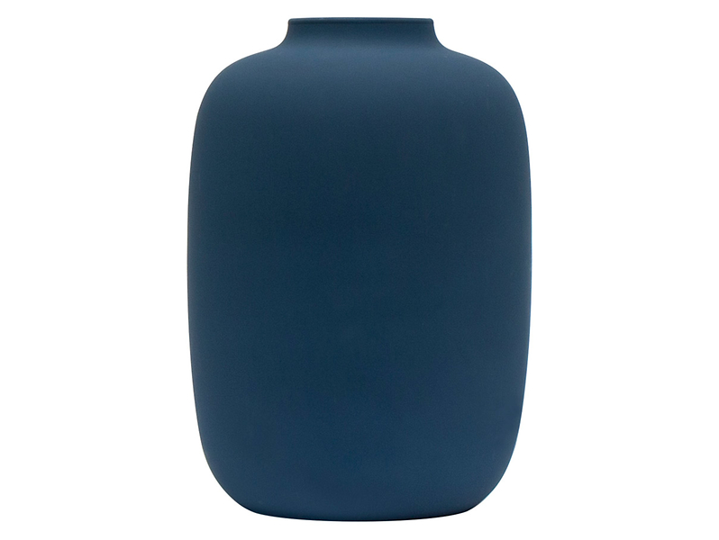 Wazon szklany 27 cm niebieski