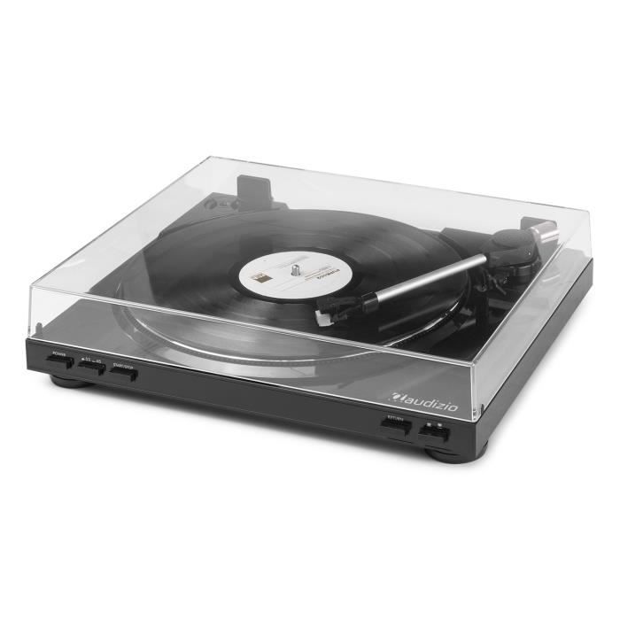 Audizio RP310 Premium Turntable - Black, Automatic Return, 2 Speeds