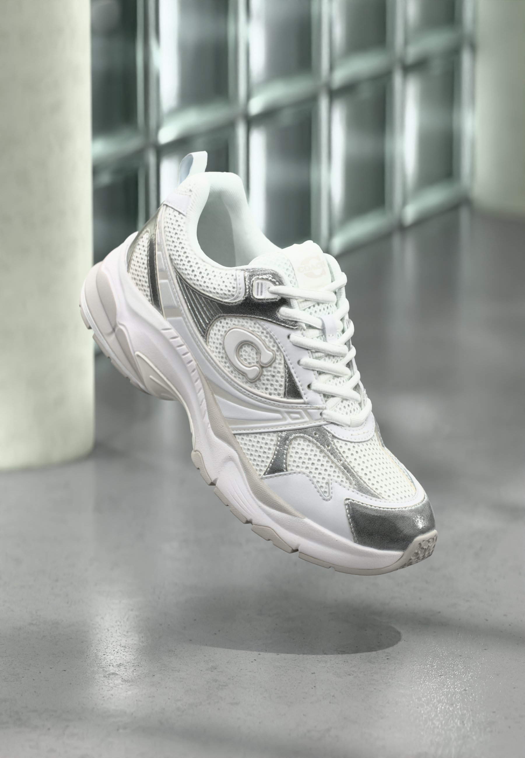 COACH sneakers - lichtgrijs/optisch wit