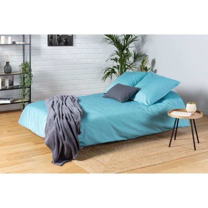 Sofá cama clic-clac de 3 plazas - Tela con estampado Bikini gris - 190 x 92 cm - DREAM - Estilo contemporáneo