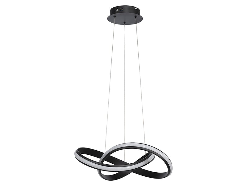 Lampa wisząca Salo LED 45 cm czarna