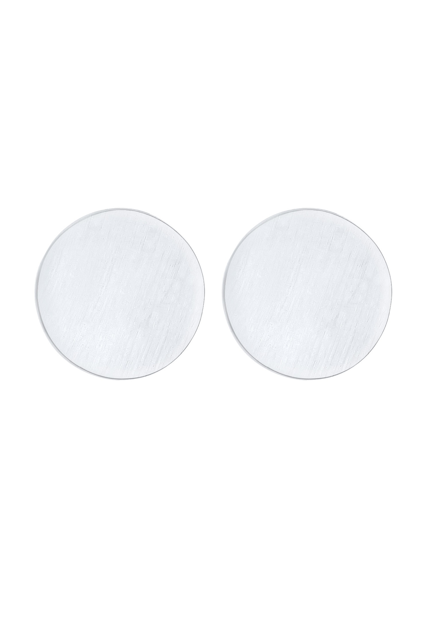 Elli Femme Cercle Géo Matt Basic en 925 Sterling Silver