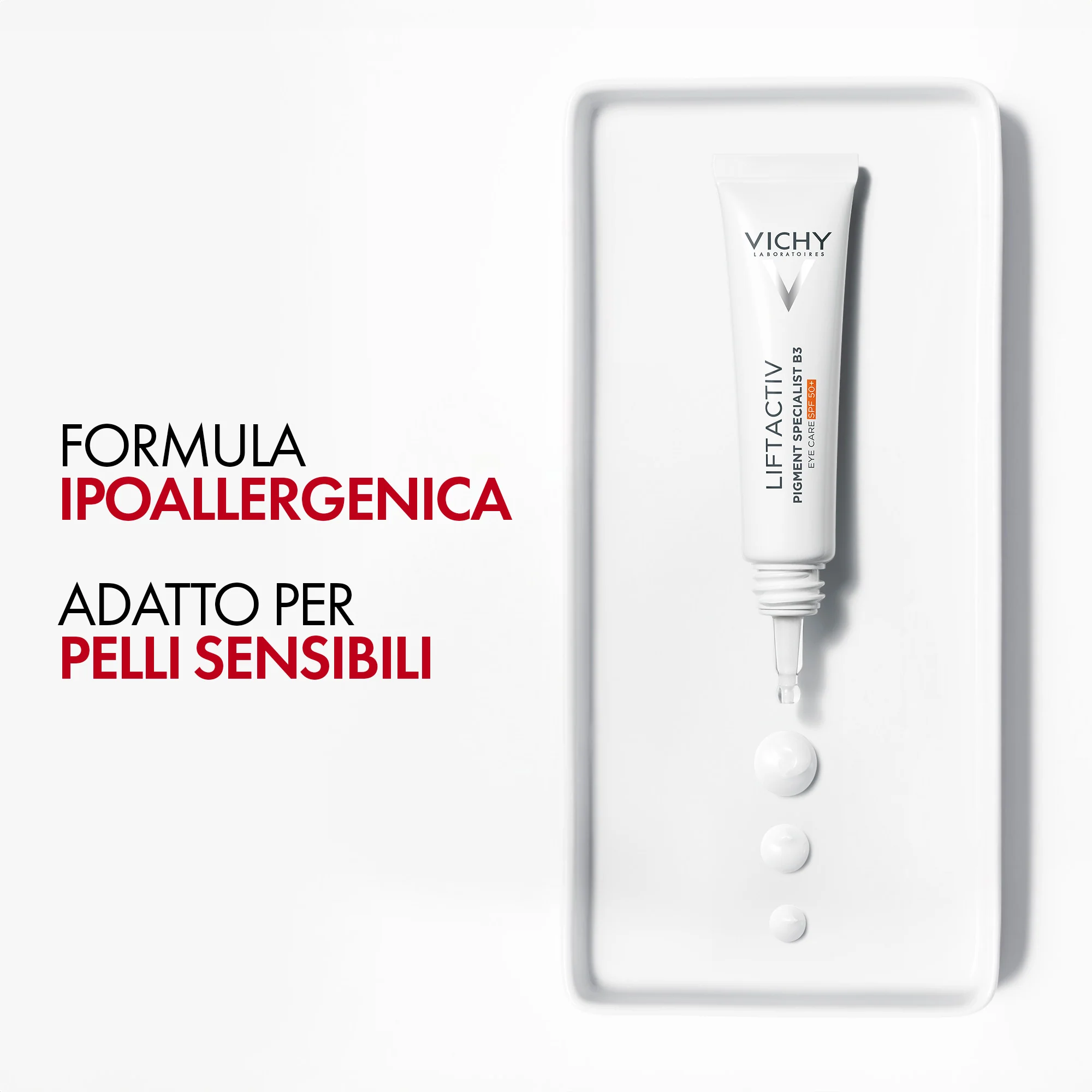 Liftactiv Liftactiv Pigment Specialist B3 Contorno Occhi con SPF 50+ - Contorno occhi antirughe, Solare viso alta prot.