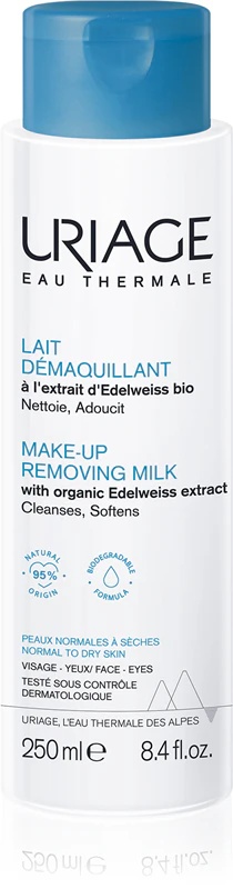 Uriage Eau Thermale Make-Up Removal Milk nežno mleko za odstranjevanje ličil za obraz in predel okoli oči