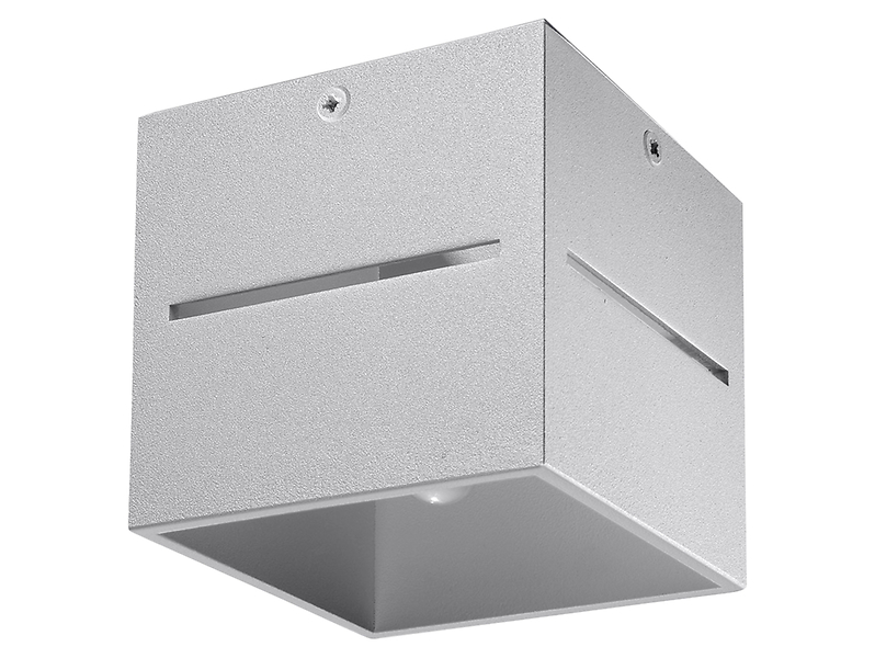 Plafon Lobo aluminiowy 10 cm szary