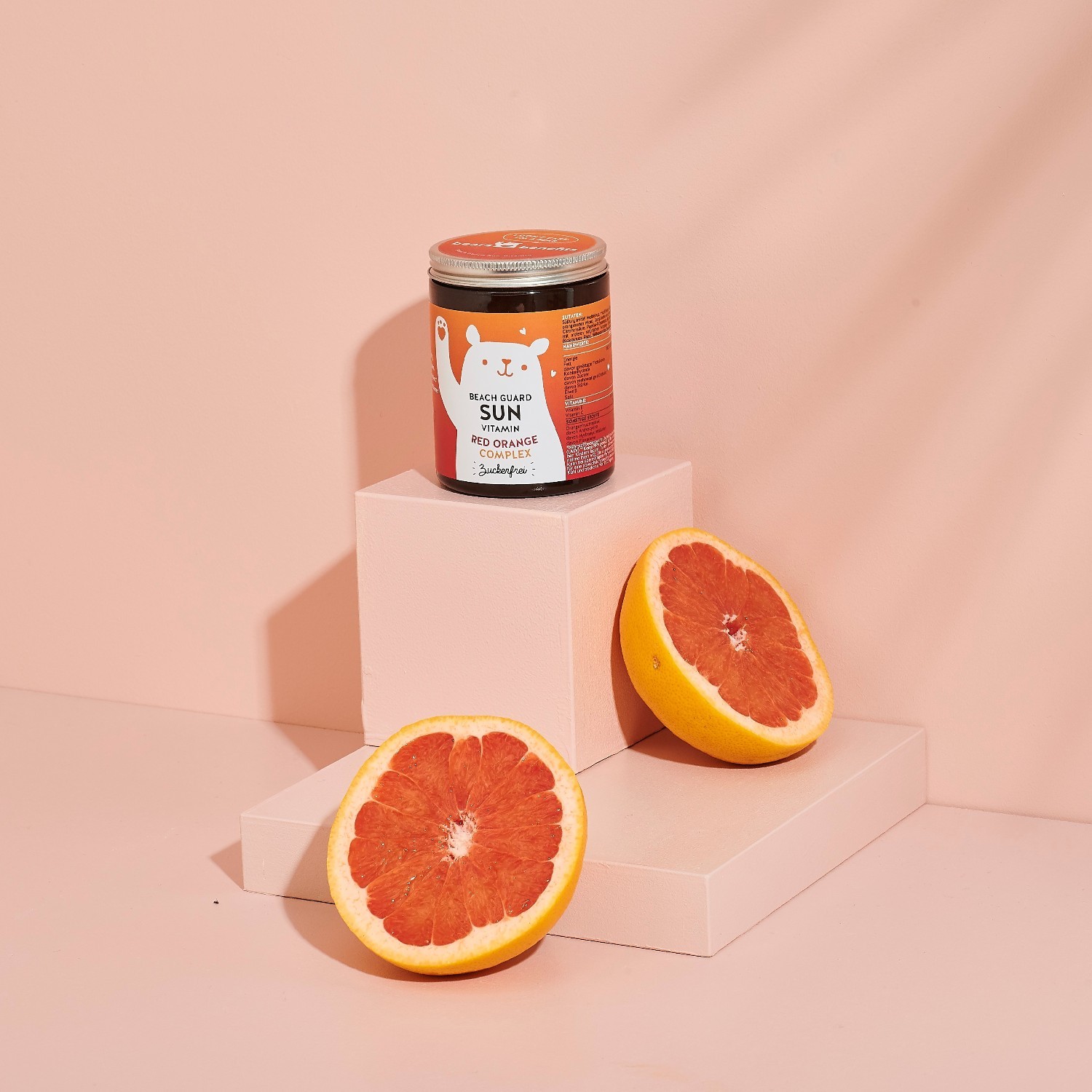 Bears With Benefits pludmales aizsargs uztura bagātinātājs ar saules vitamīniem un sarkano apelsīnu kompleksu™ // 60 gabali - 150 g