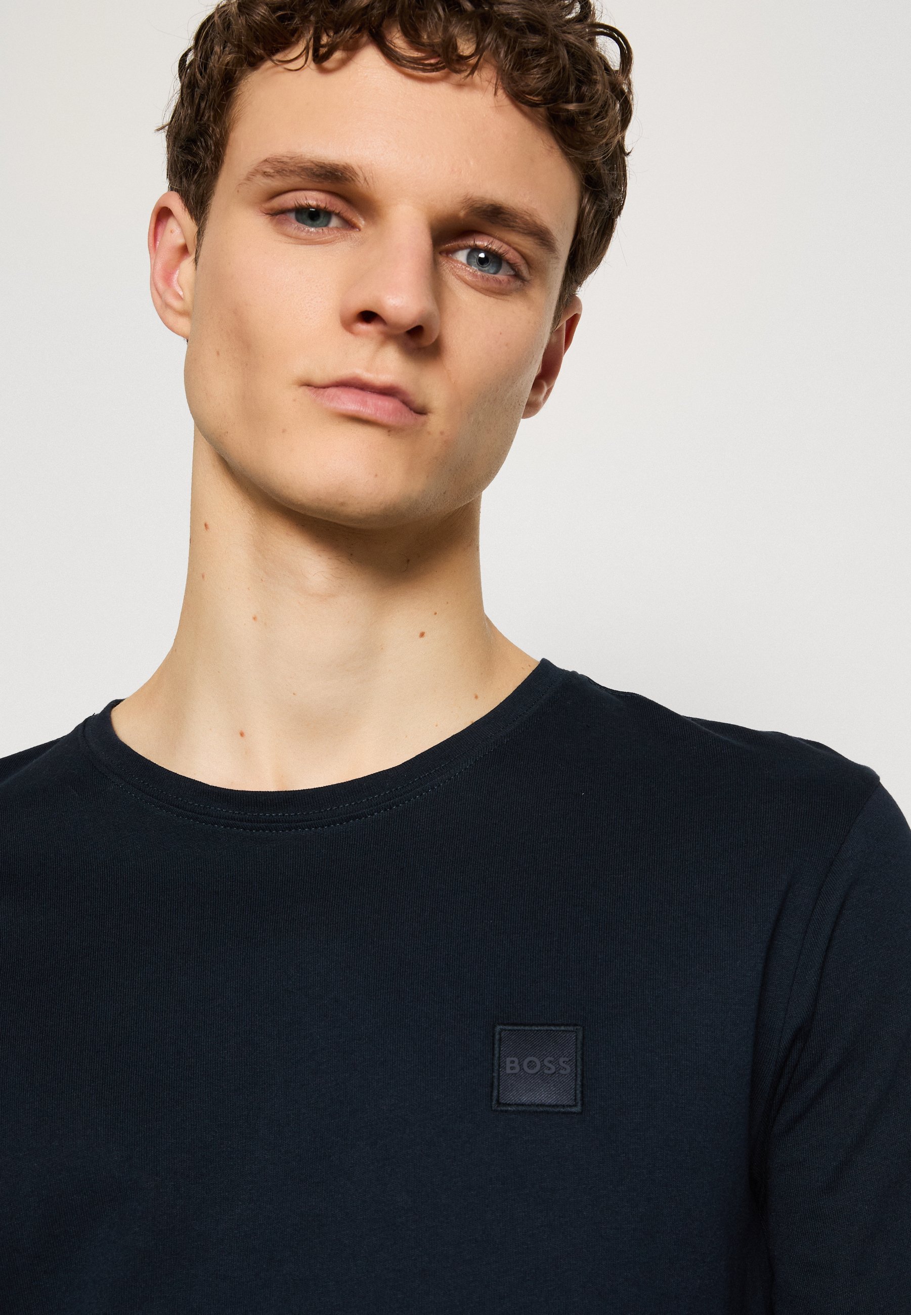 BOSS TACKS – Langarmshirt – Dunkelblau
