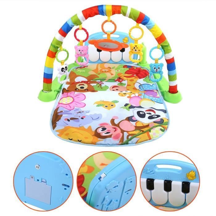 Baby Piano Play Mat, Musical Activity Mat, 75 x 63 x 45cm, Gymnastics Mat, Educational Toy for Babies 0-1