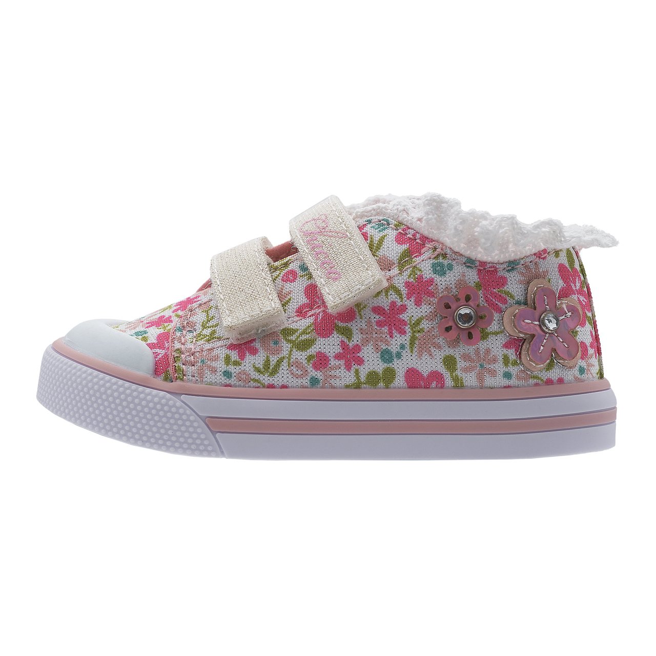 Baskets fleuries Gala pour filles
