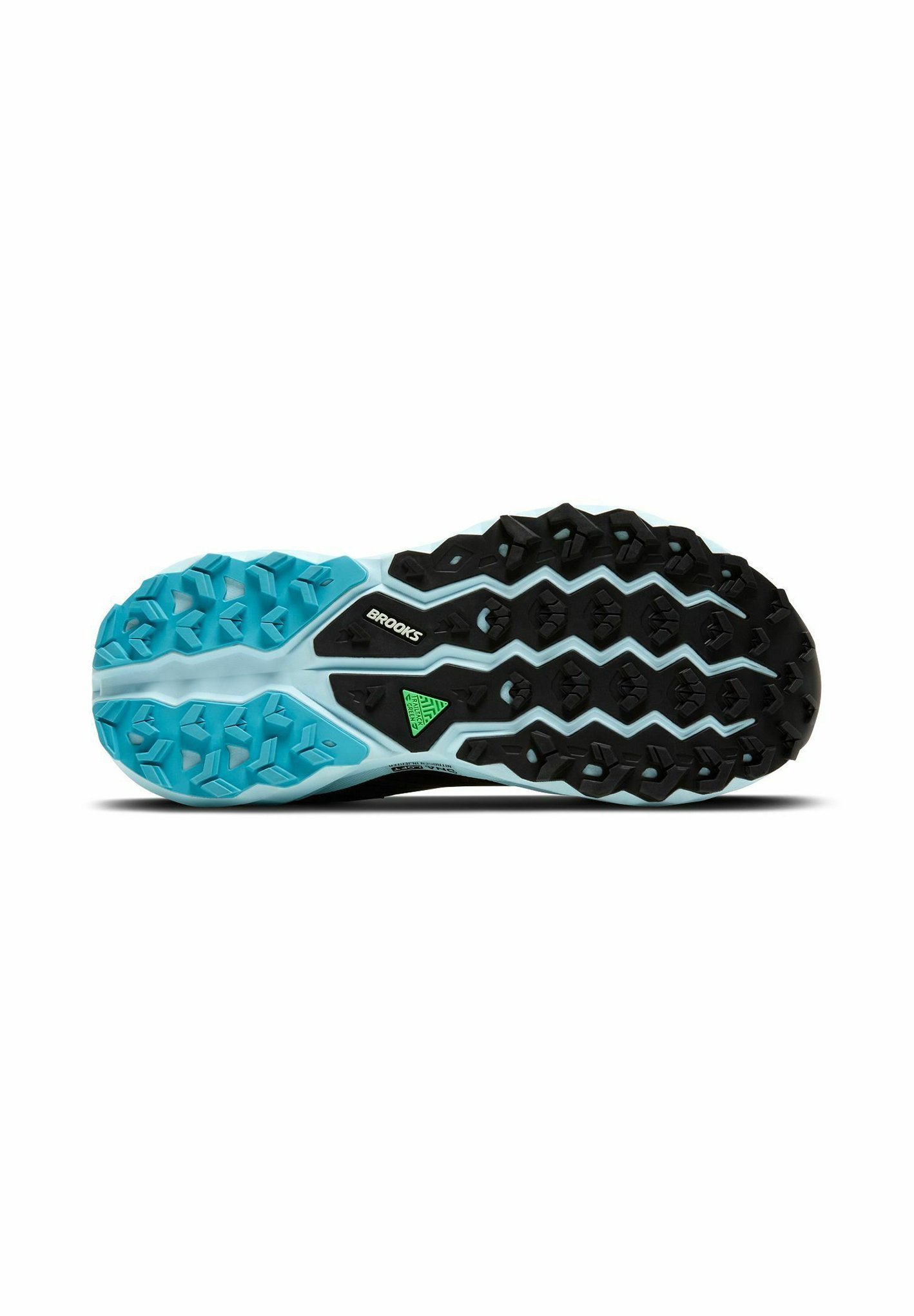 Brooks CASCADIA 19 GTX - Scarpe da trail running - nero ebano blu fiore