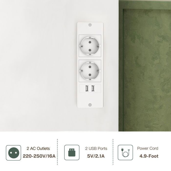 FIONLINE Sminkbord med spegel och laddningsstation, Sminkbord med 9 lådor, 6 hyllor, 107*40*144 cm, Vit