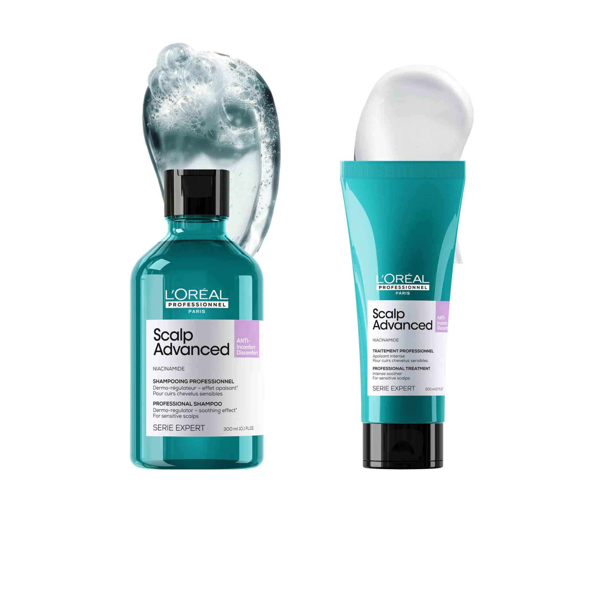 Loreal Professionnel Scalp Advanced Duo zestaw - Szampon + Krem